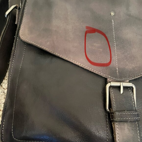 Bed Stu Leather Venice Beach Crossbody in Black Rustic, Good Used Condition - Picture 11 of 15